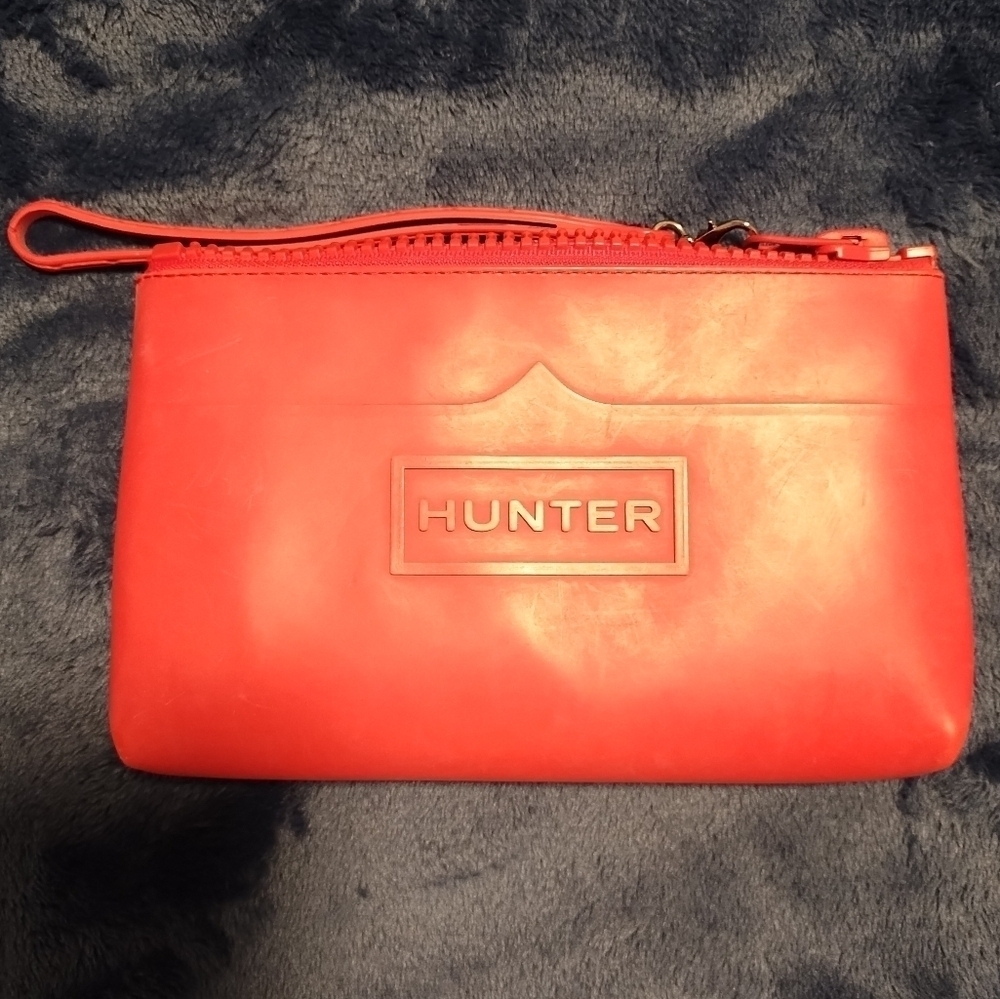 Hunter Red Wristlet Pouch